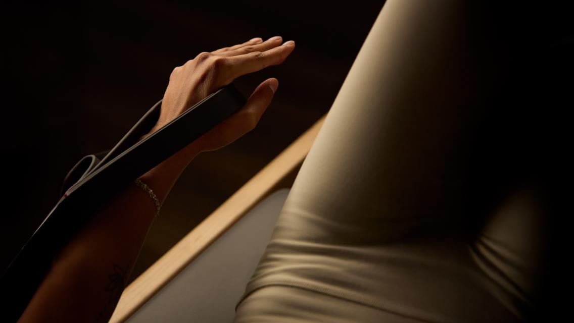 person doing pilates