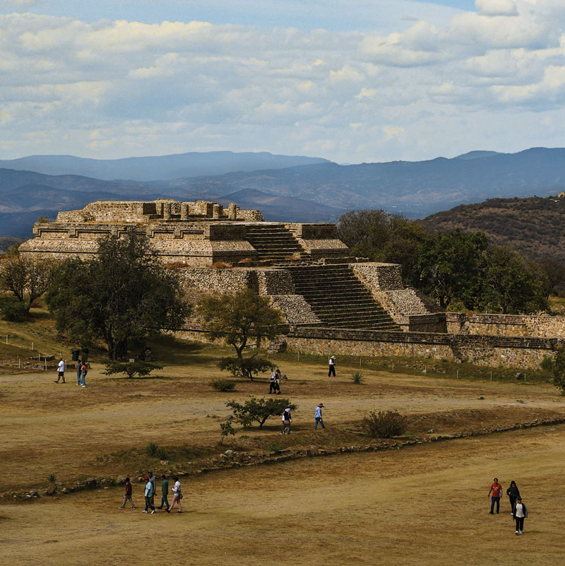 The ancient Zapotec capital of Monte Albán in Oaxaca, Mexico.