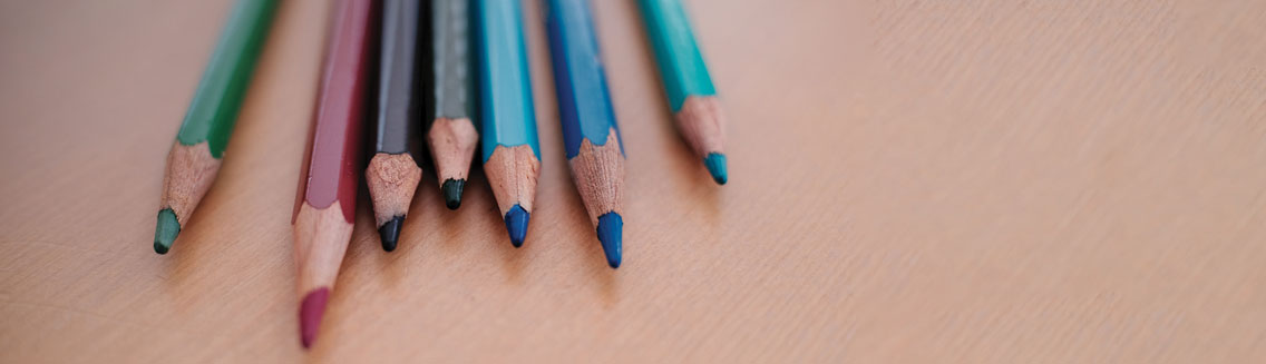 colored pencils