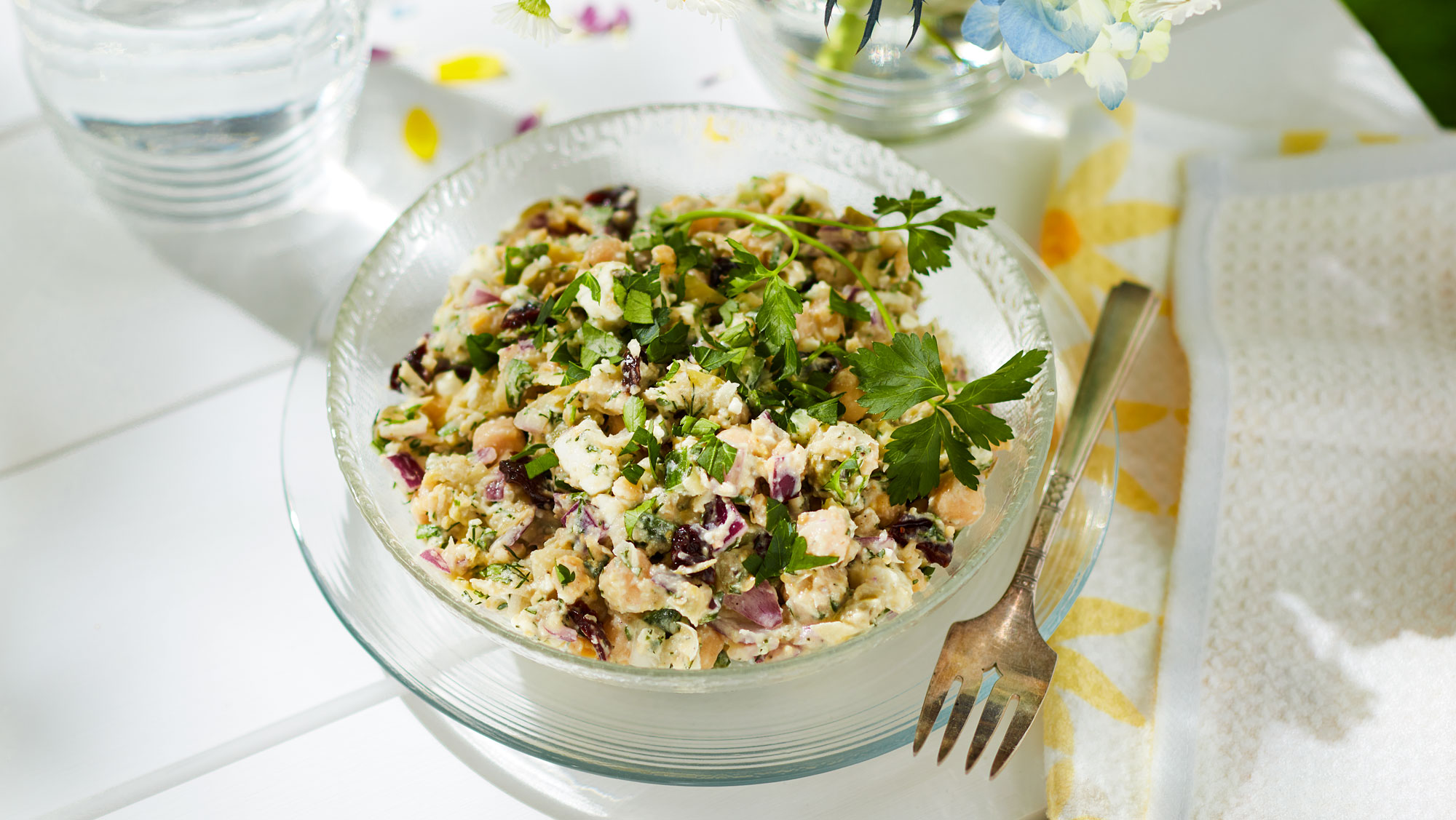 med chickpea salad