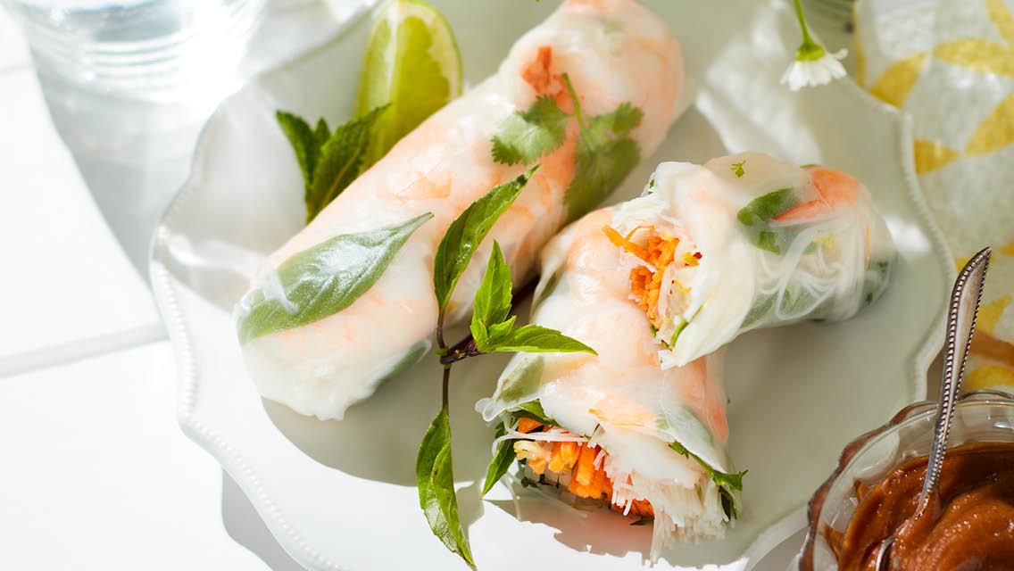 shrimp veggie roll