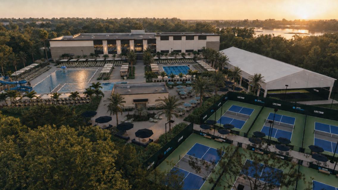 Exterior of life time lakewood ranch.