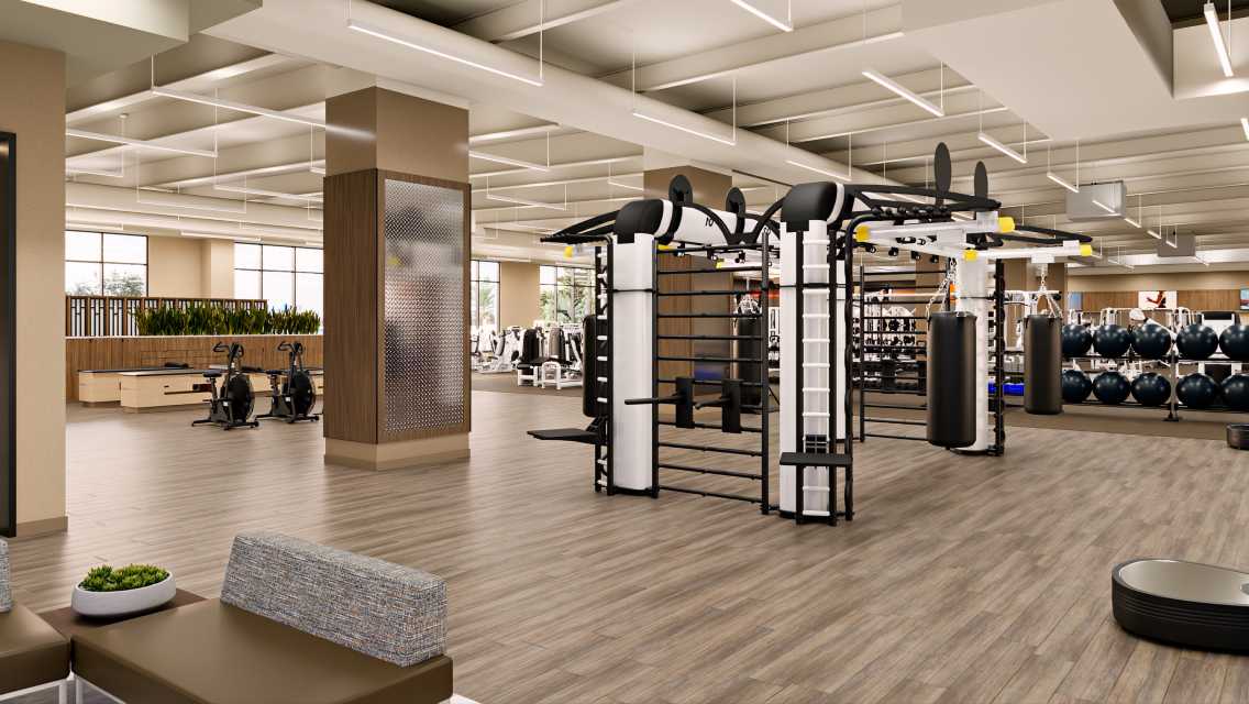 workout floor life time lakewood ranch