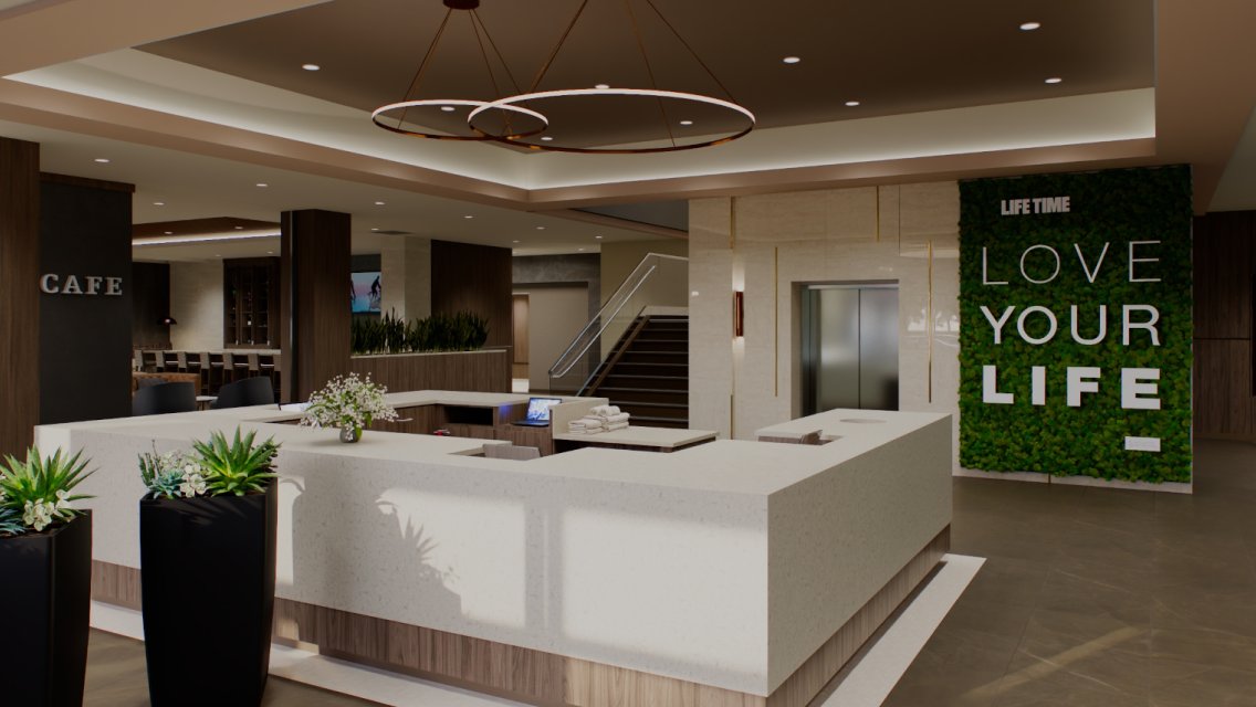 Front desk at life time westfield.