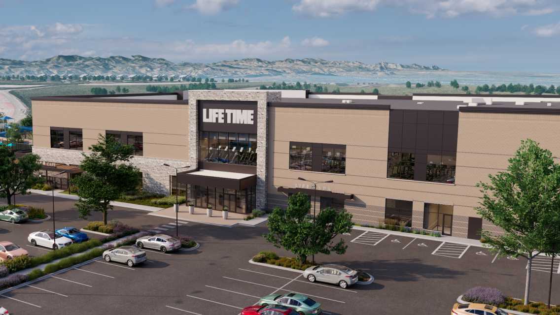 Exterior of life time castle pines.