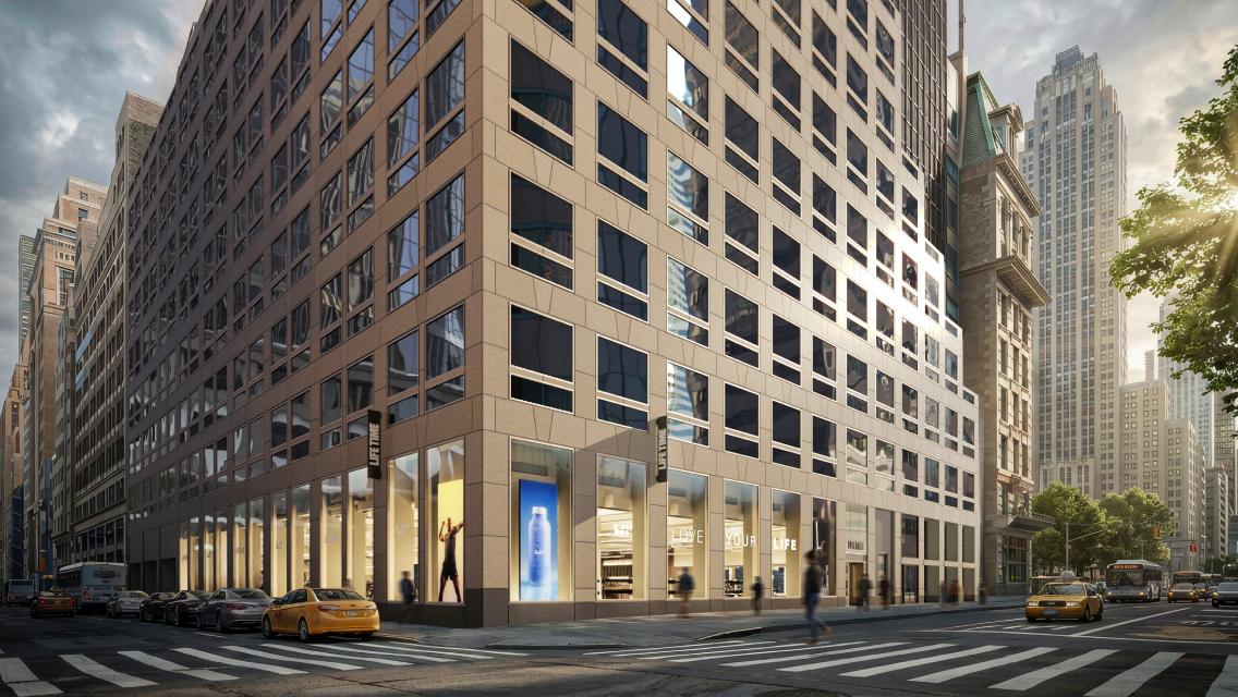 Exterior of life time bryant park.