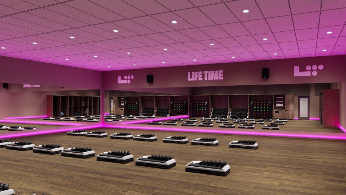 Life time dayton fitness studio.