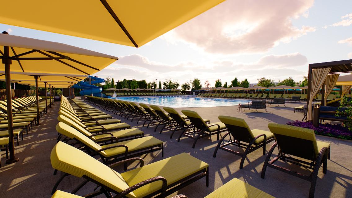 Life time naperville exterior pool.