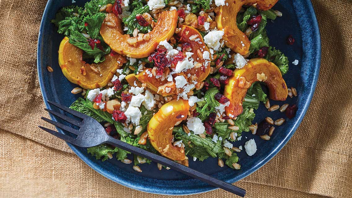 roasted squash salad