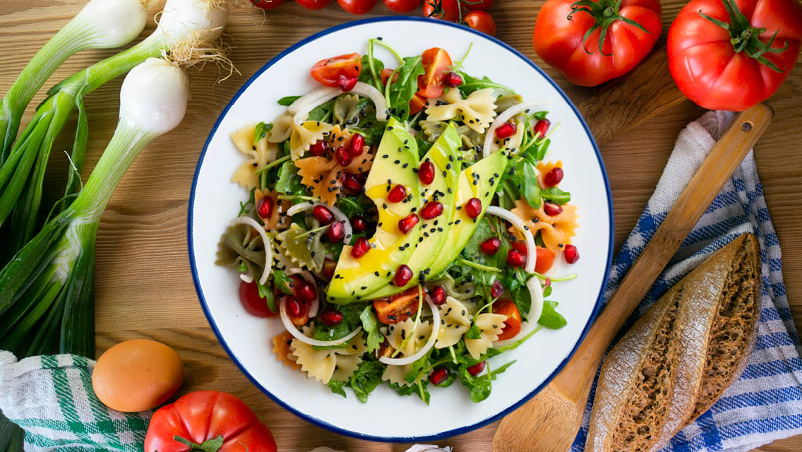 healthy bowl of food
