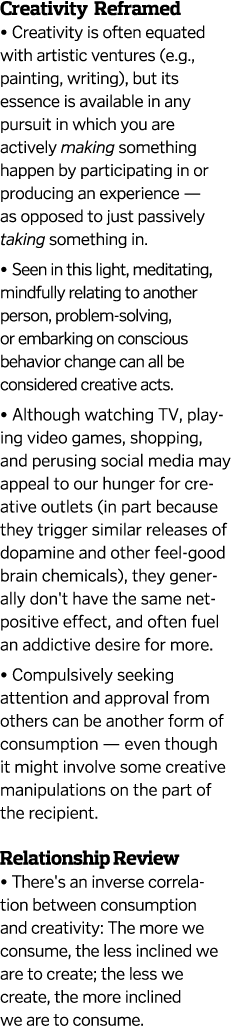 Creativity Reframed • Creativity is often equated with artistic ventures (e.g., painting, writing), but its essence i...