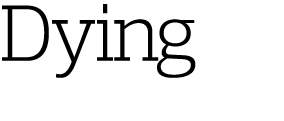 Dying
