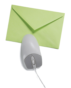computer mouse and envelopes could be used horizontal and vertical