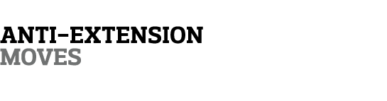   Anti-Extension Moves 