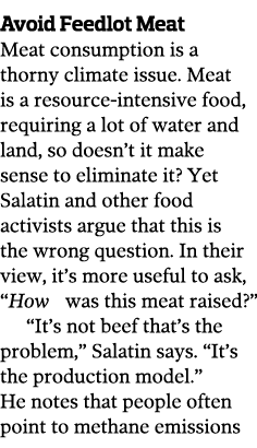 Avoid Feedlot Meat Meat consumption is a thorny climate issue  Meat is a resource-intensive food  requiring a lot of    