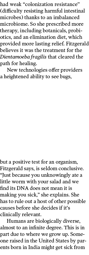 had weak  colonization resistance   difficulty resisting harmful intestinal microbes  thanks to an imbalanced microbi   