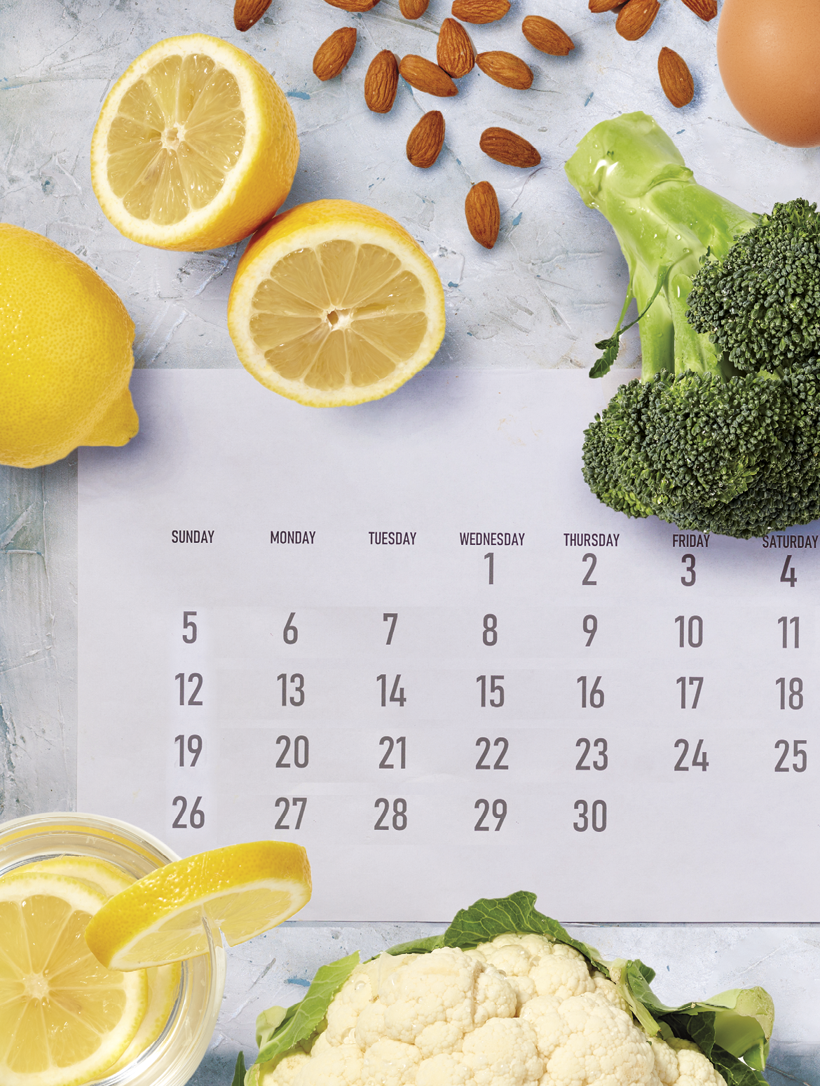 Fall concept  October 2019 Paper Calendar with round slices of pumpkin