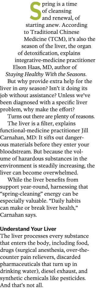 Spring is a time of cleansing and renewal, of starting anew  According to Traditional Chinese Medicine (TCM), it s al   
