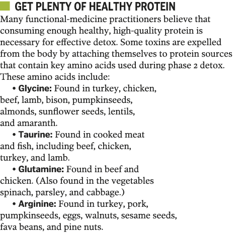   Get Plenty of healthy protein Many functional-medicine practitioners believe that consuming enough healthy, high-qu   