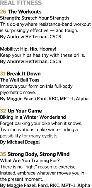 Real Fitness 26 The Workouts Strength: Stretch Your Strength  This do-anywhere resistance-band workout is surprisingl   