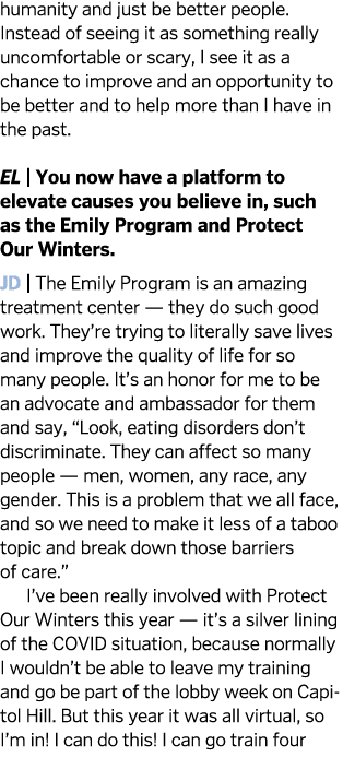 humanity and just be better people  Instead of seeing it as something really uncomfortable or scary, I see it as a ch   