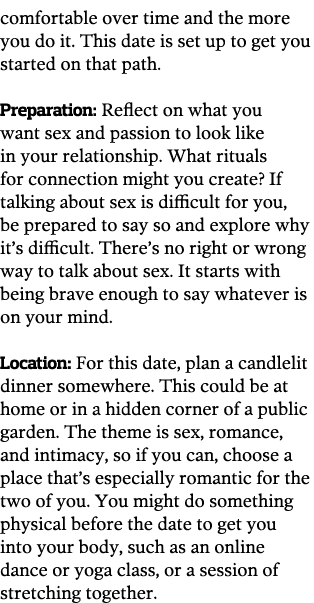 comfortable over time and the more you do it  This date is set up to get you started on that path   Preparation: Refl   