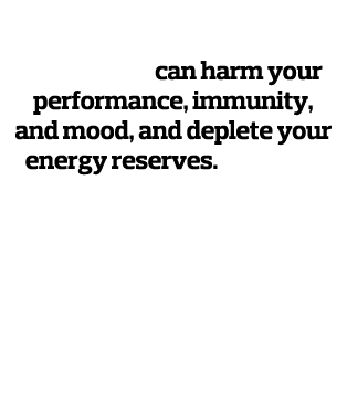Failing to take breaks — going too hard for too long, too often — can harm your performance, immunity, and mood, and    