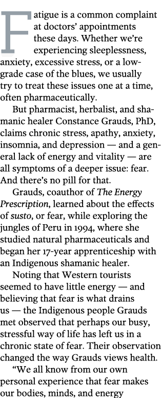 Fatigue is a common complaint at doctors  appointments these days  Whether we re experiencing sleeplessness, anxiety,   