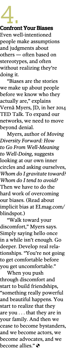 4.  Confront Your Biases Even well-intentioned people make assumptions and judgments about others — often based on st...