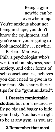  Being a gym newbie can be overwhelming. You’re anxious about not being in shape, you don’t know the equipment, and y...