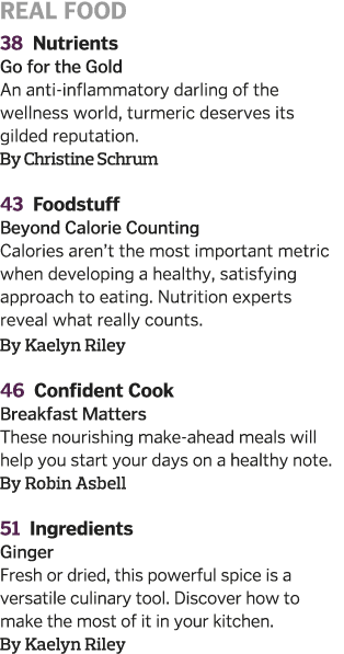 real food 38 Nutrients Go for the Gold  An anti-inflammatory darling of the wellness world  turmeric deserves its gil   