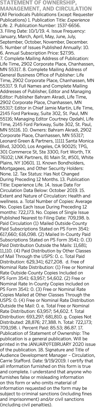 STATEMENT OF OWNERSHIP  MANAGEMENT  AND CIRCULATION  All Periodicals Publications Except Requester Publications  1  P   