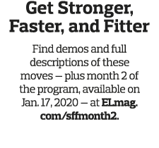 Get Stronger  Faster  and Fitter Find demos and full descriptions of these moves — plus month 2 of the program  avail   