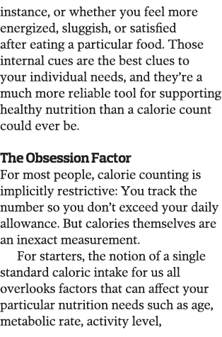 instance  or whether you feel more energized  sluggish  or satisfied after eating a particular food  Those internal c   