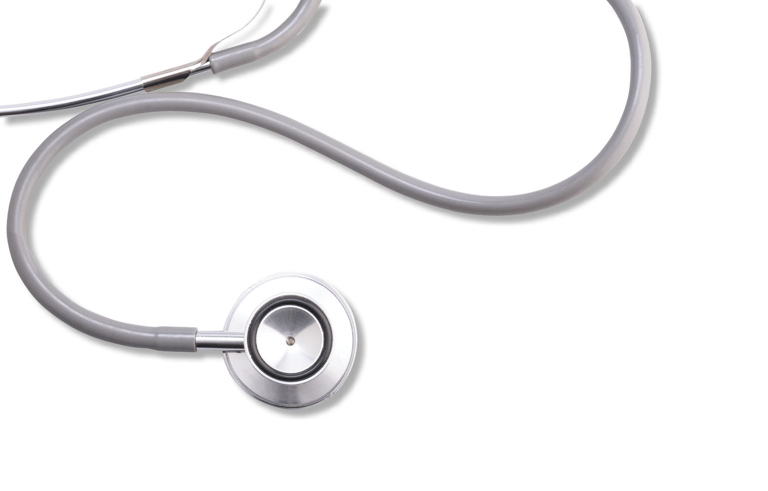 Stethoscope isolated on white