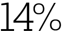 14%