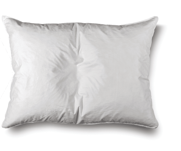 close up of a pillow on white background with clipping path