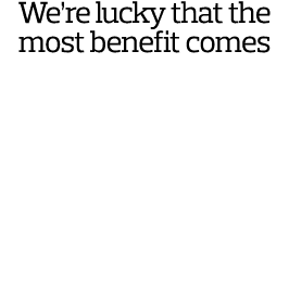 We re lucky that the most benefit comes from just 30 to 60 minutes of exercise most days of the week  