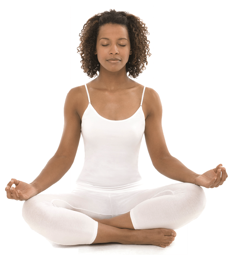 Woman meditating