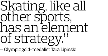 Skating  like all other sports  has an element of strategy   — Olympic gold-medalist Tara Lipinski