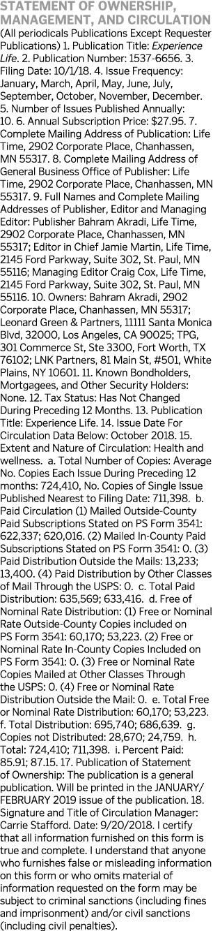 STATEMENT OF OWNERSHIP  MANAGEMENT  AND CIRCULATION  All periodicals Publications Except Requester Publications  1  P   