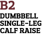 B2 Dumbbell Single-Leg Calf Raise