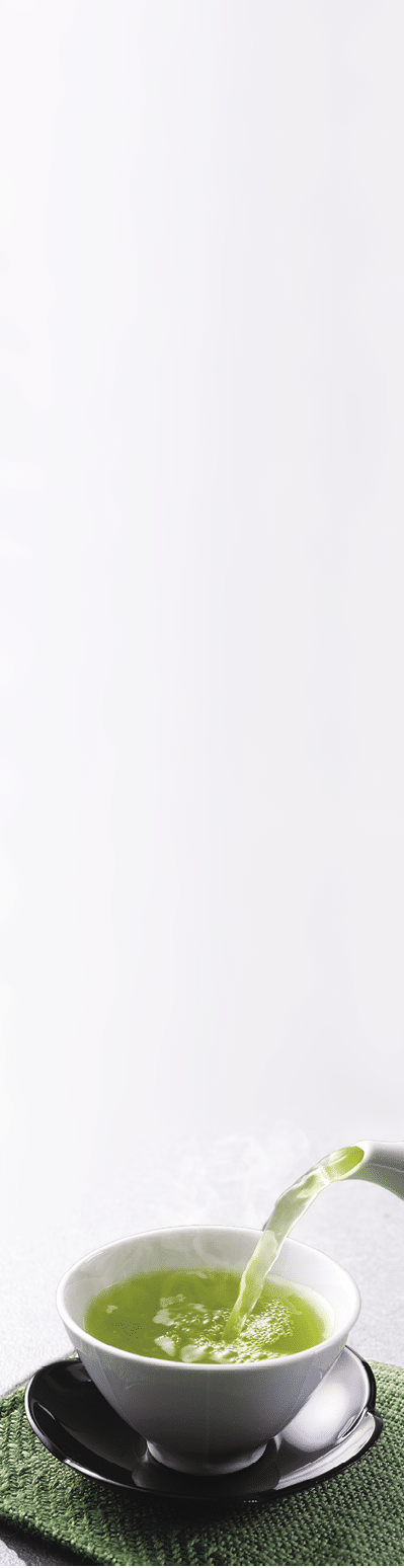 This is a photograph of Japanese green tea