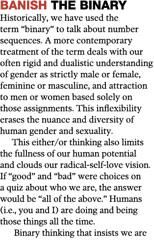 Banish the Binary Historically, we have used the term  binary  to talk about number sequences  A more contemporary tr   