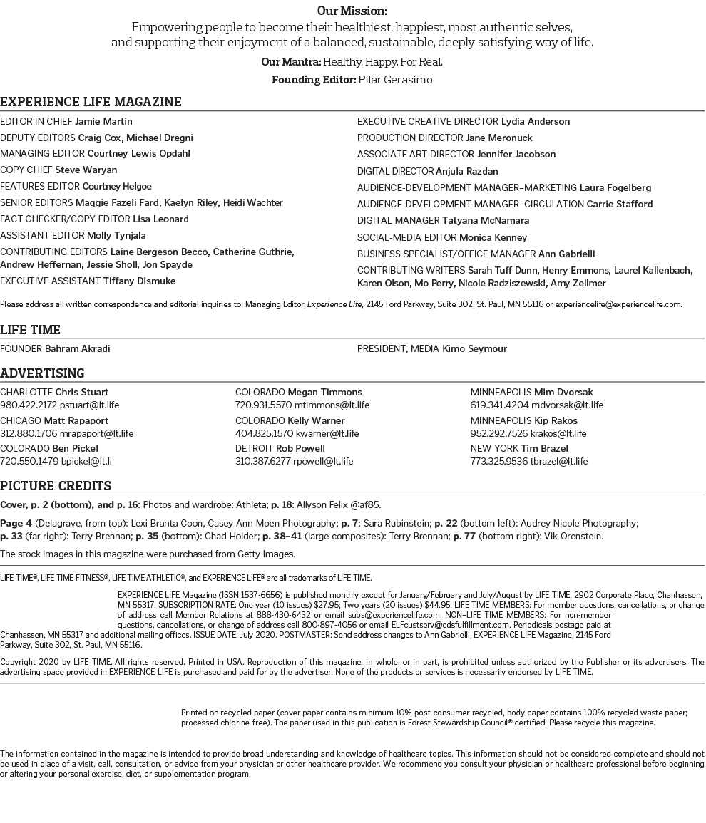 Our Mission: Empowering people to become their healthiest, happiest, most authentic selves, and supporting their enjo   