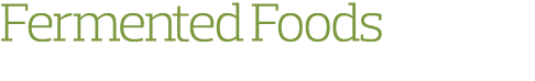 Fermented Foods