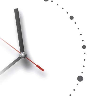 watch pointing at 10 past 10 on white background