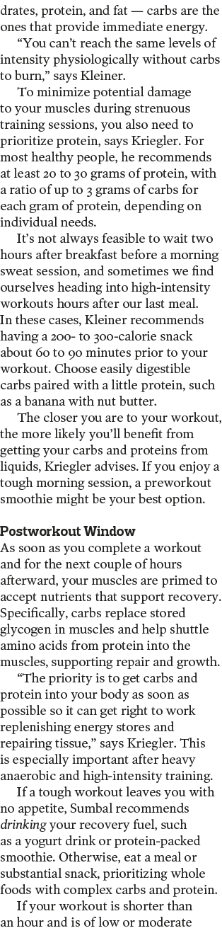 drates, protein, and fat — carbs are the ones that provide immediate energy   You can t reach the same levels of inte   
