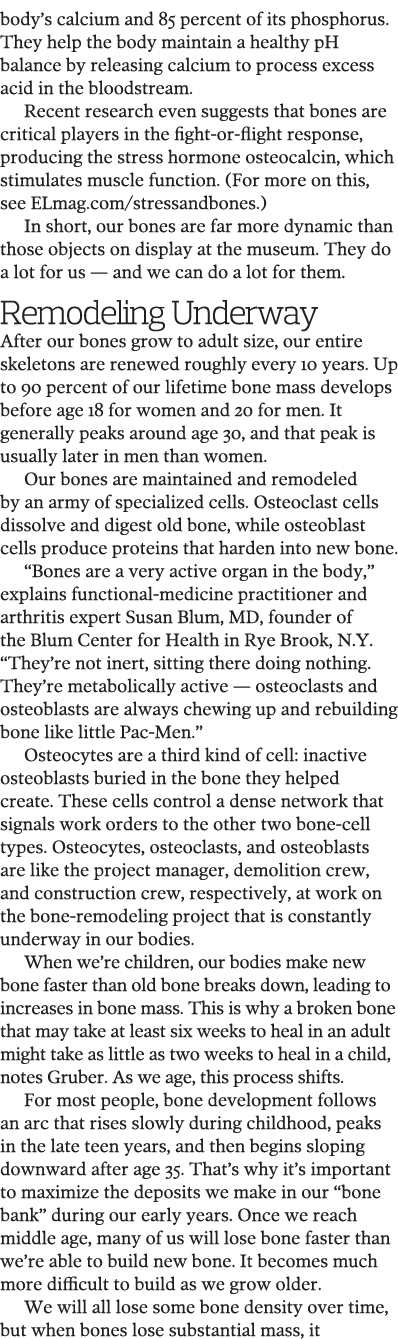 body s calcium and 85 percent of its phosphorus  They help the body maintain a healthy pH balance by releasing calciu   