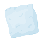 Color seamless vector pattern  Glass of lemonade with ice cubes, lemon slices and mint on white background  Flat food illustration  Cartoon hand drawn drink for print, fabric, paper, packaging